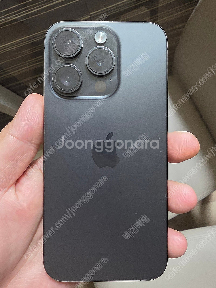 아이폰15프로 블랙 256기가 애플케어플러스--9