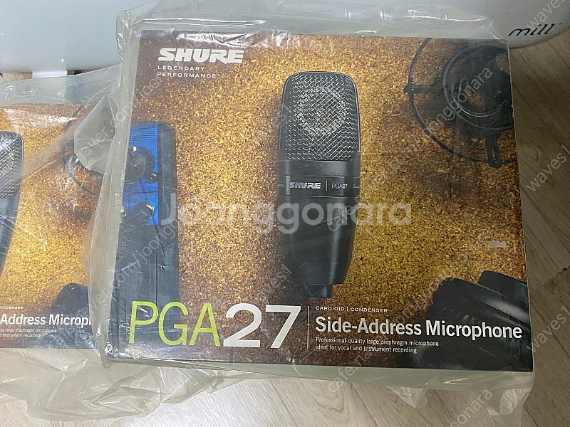 (미개봉) 슈어(SHURE) PGA27-lc 콘덴서 마...--0