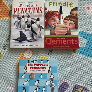 MR. popper's penguins 페이퍼백+CD(파퍼씨의 펭귄들), Frindle(페이퍼백, CD 없음)