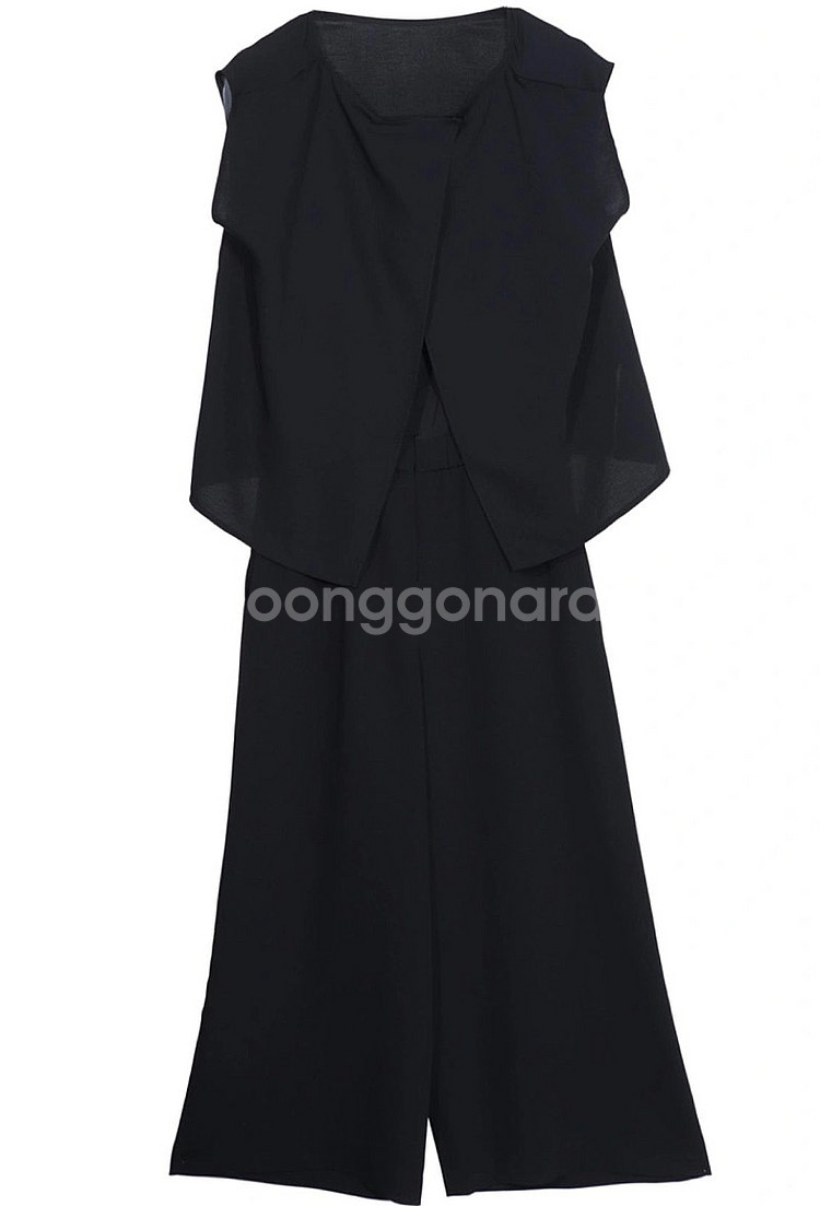 쉬즈미스 민소매 점프수트 55. 루치아노 최 원피스--1