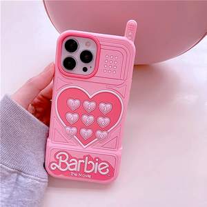 새상품 바비 폰케이스 케이스 아이폰 12 pro 프로 13 14 15 아이폰12 아이폰13 아이폰15 barbie 핑크 여성