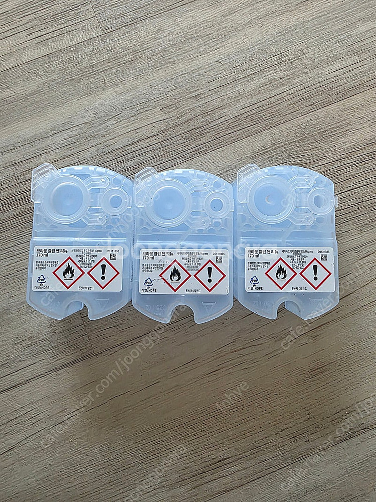 브라운 면도기 세정액 정품--0
