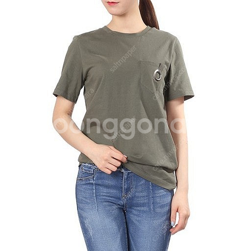 vov 보브 포켓 포인트 티셔츠--0