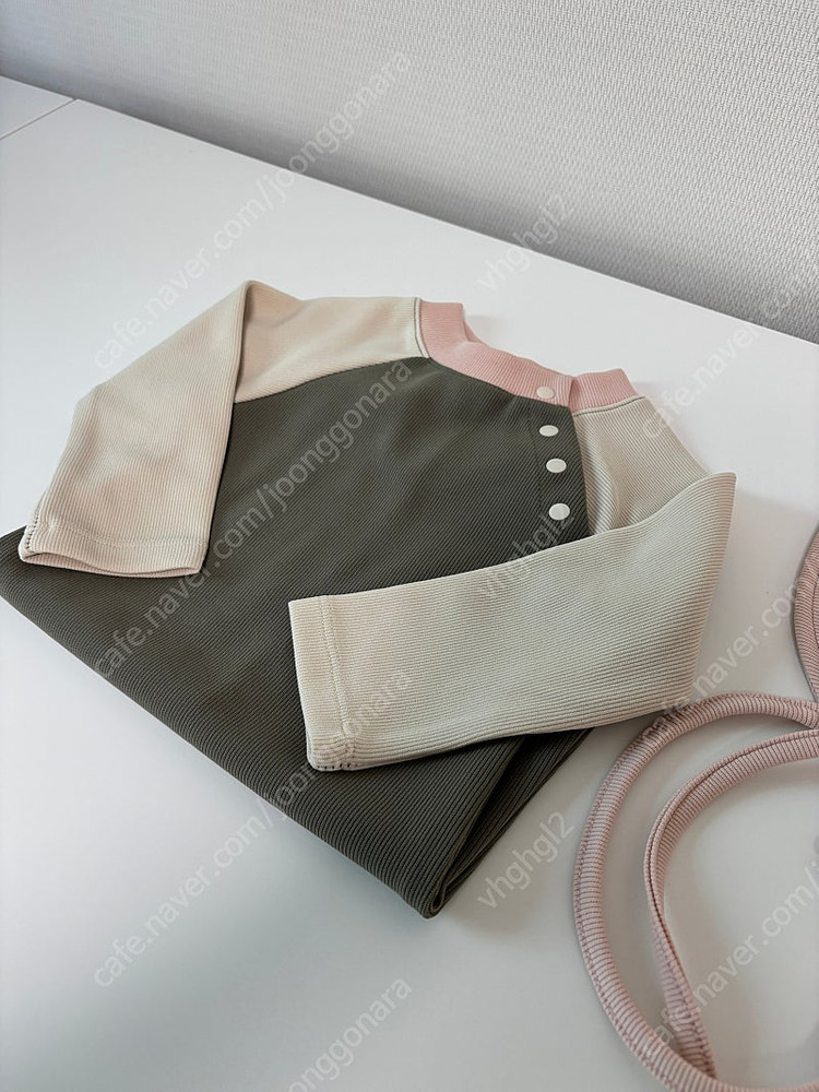 새상품 몽베베 멀티밤 스윔수트 아기수영복M(12~24m)--1