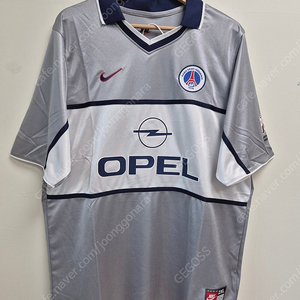 2001 파리생제르망 어웨이 레트로 축구 유니폼