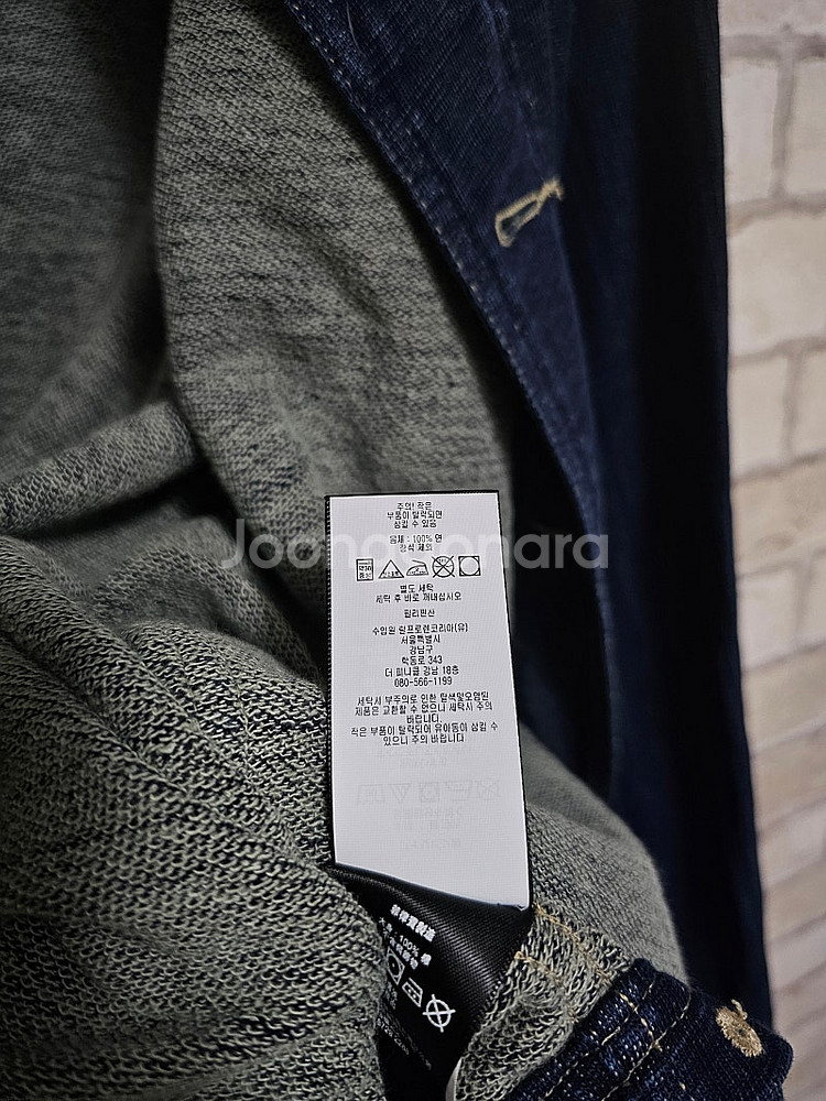 RRL 더블알엘 인디고 프렌치 테리 숄카라 가죽 자켓 ...--5