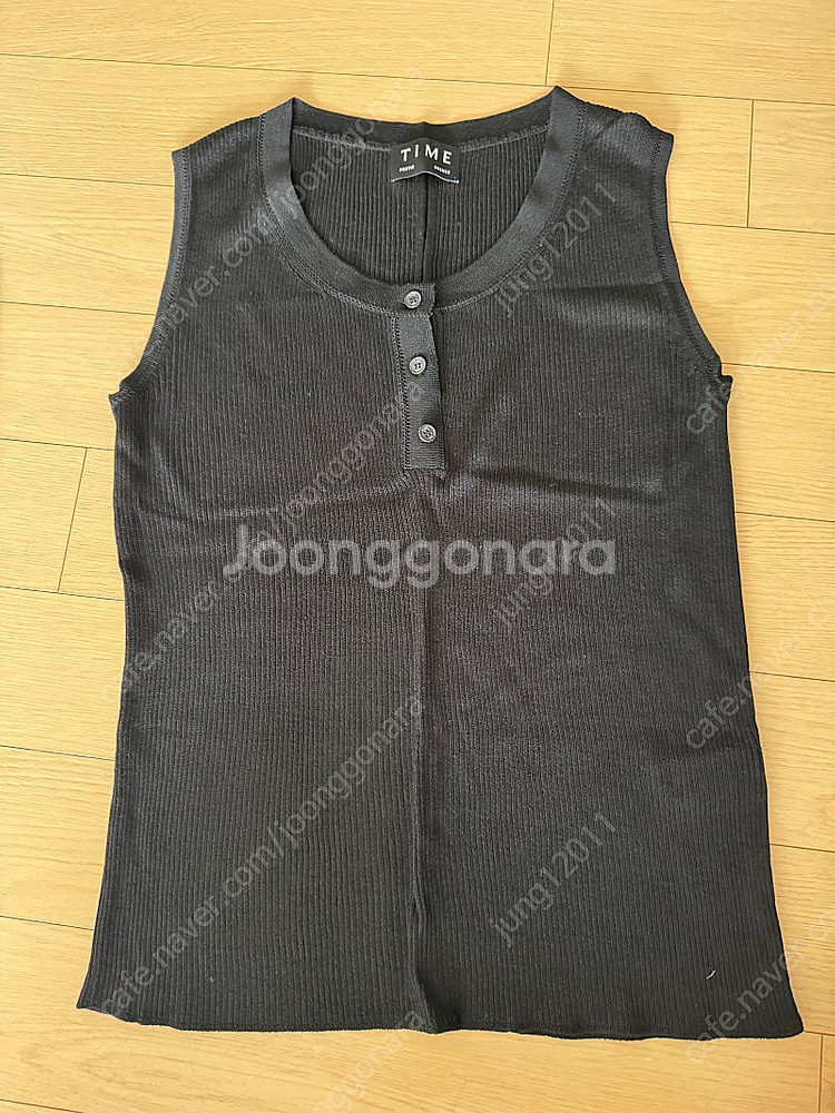 한섬 타임 니트 민소매--1