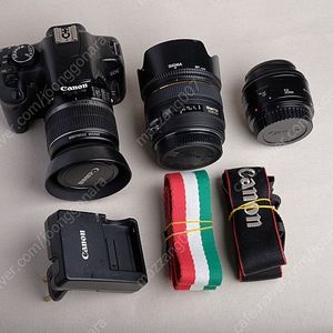 캐논 EOS 450D, 18-55mm, 50mm F1.8, 시그마 30mm F1.4