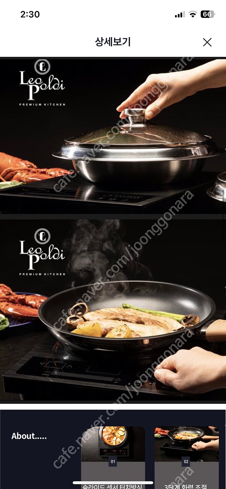 레오폴디 블랙야드 IH 인덕션 VMK-21A10E050 이미지