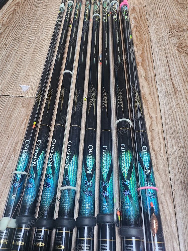 체어맨골드, 체어맨 야수, 체어맨 흑몽 민물낚시대 이미지