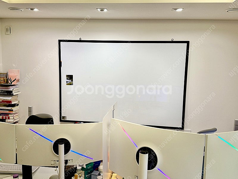대형 자석 화이트 보드 / 가로 177 cm 세로 118cm--3