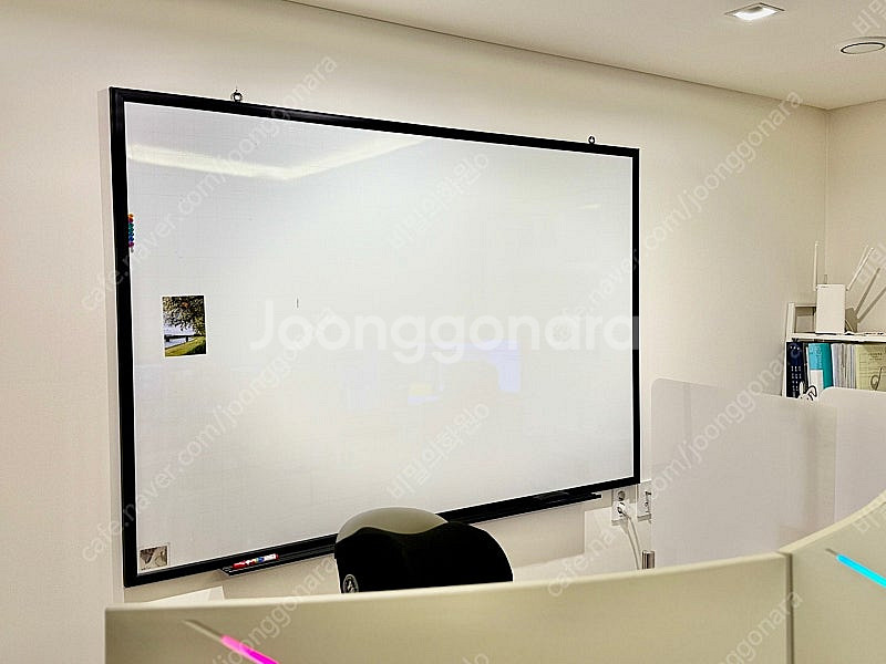 대형 자석 화이트 보드 / 가로 177 cm 세로 118cm--0