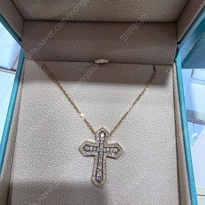 추성훈 18k 랩다이아 금목걸이
