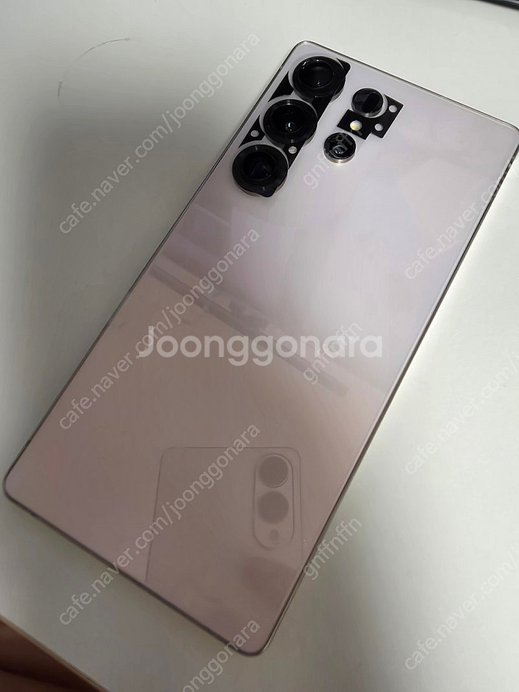 갤럭시 S25 울트라 핑크 골드 512g--1