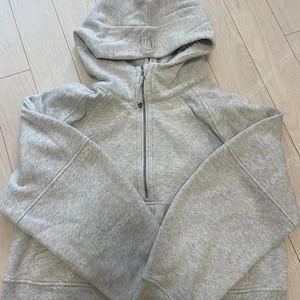 룰루레몬 스쿠바 하프집 오버사이즈 M/L 그레이