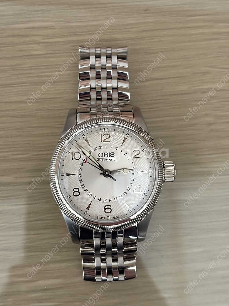 오리스 빅크라운 포인터데이트40mm (희귀 단종모델)--0