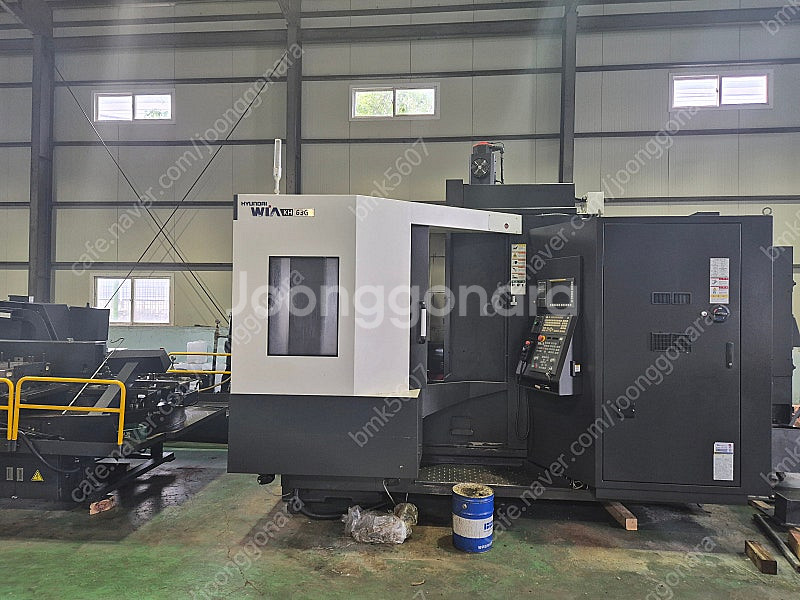 위아 KH63G 6P 2018년식 수평머시닝센터 6파랫트 호리젠탈 630파랫트 630각 판매합니다--0