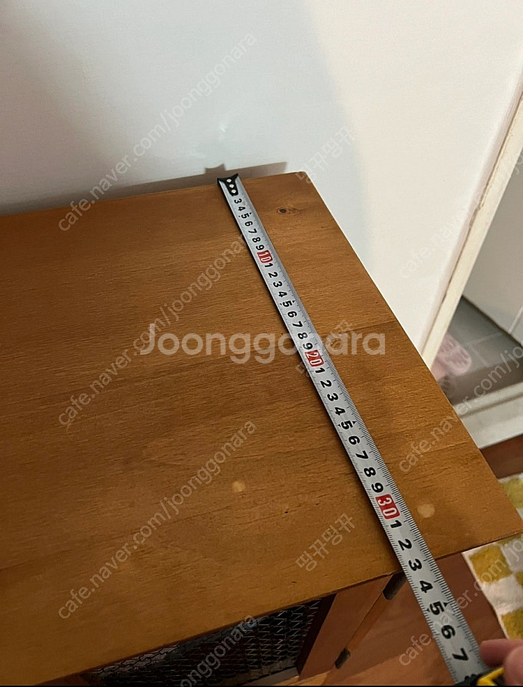 나무 틈새 수납장--7