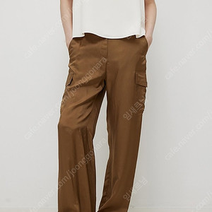 레디투웨어 R2W 알투더블유 Ready2wear Horie Satin Cargo PT 3L사이즈 브라운색상 새상품(택있음) 가격인하