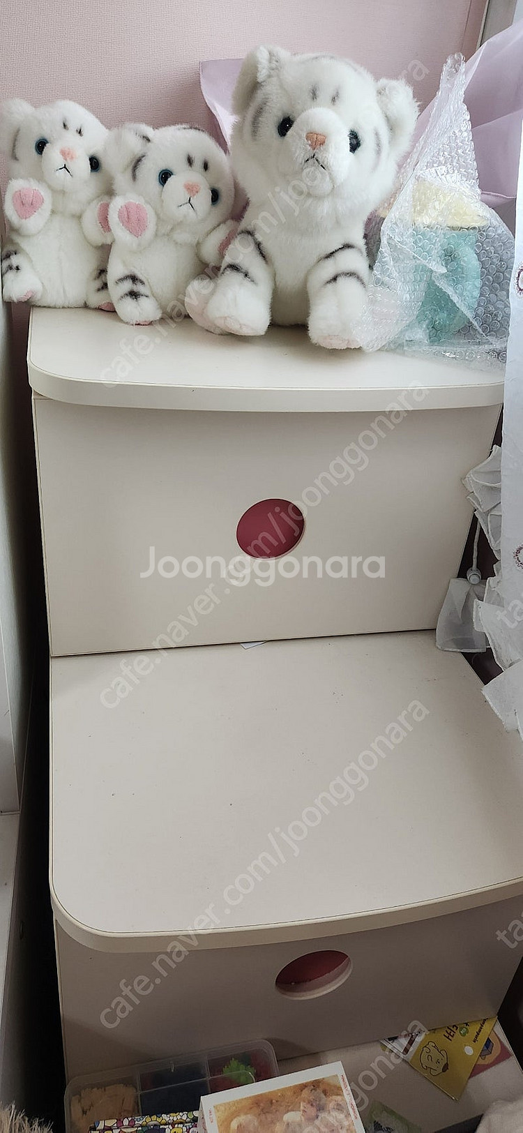 일룸 팅클팝 이층침대 풀구성(매트리스2, 계단장 포함)--2