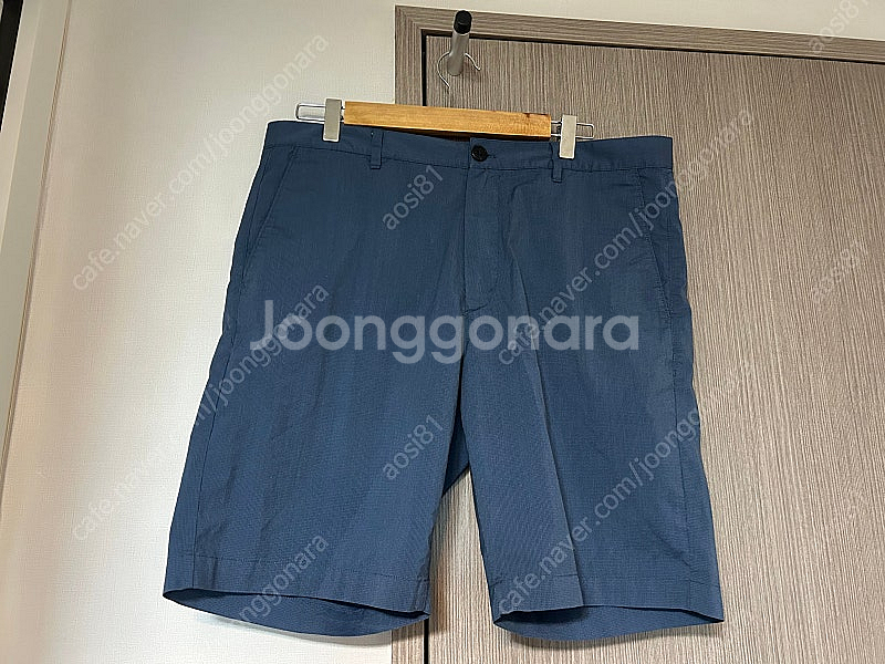 띠어리 theory 제인 블루 반바지 34사이즈--0
