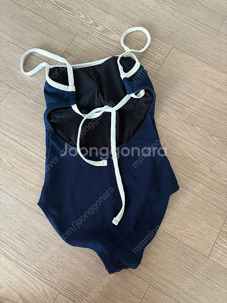 언더비 레베라 모노키니 / 원로그 코니 배색 모노키니--9