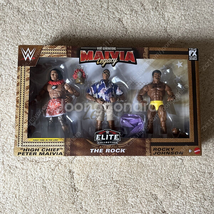 wwe 레슬링피규어 더락 패밀리 3팩, 고블레디 구커(...--3