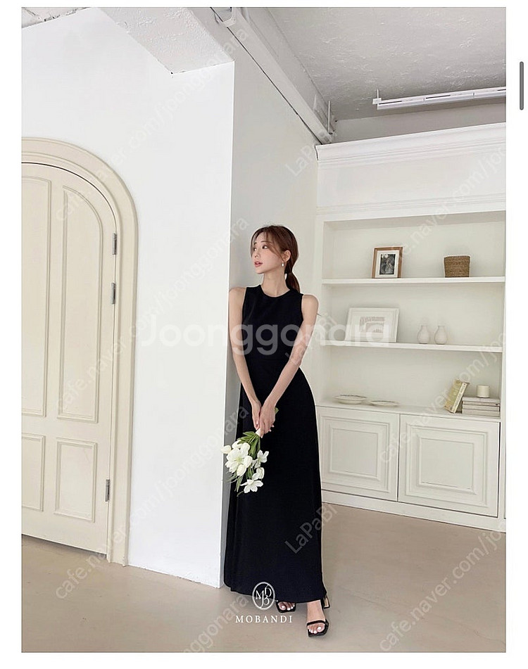 모반디 블랙 드레스 (웨딩 스냅 촬영용 드레스)--0