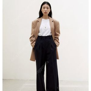 쏭스튜디오 스티치 울자켓 (베이지)
