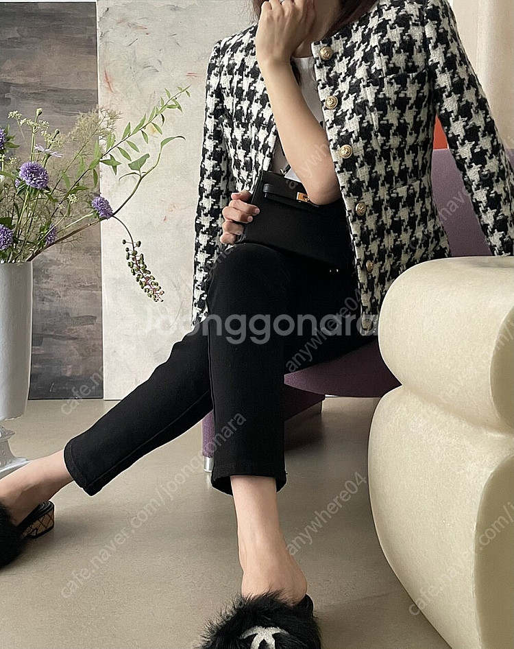 쎄모먼 트위드 자켓--0