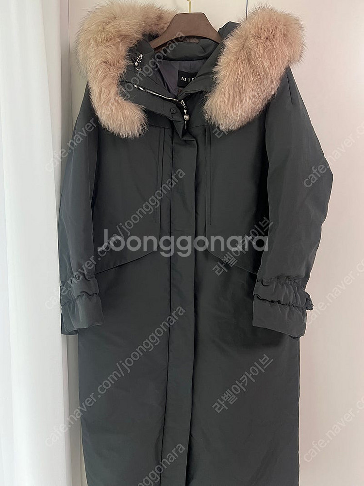 마인 디테처블 폭스퍼 구스 다운 점퍼 한섬--1