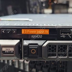 Dell NX430 서버 입니다.