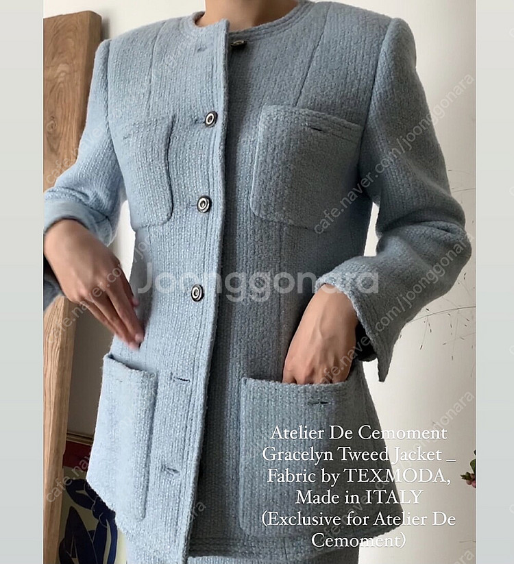 쎄모먼 - 트위드자켓 Gracelyn tweed jacket--1
