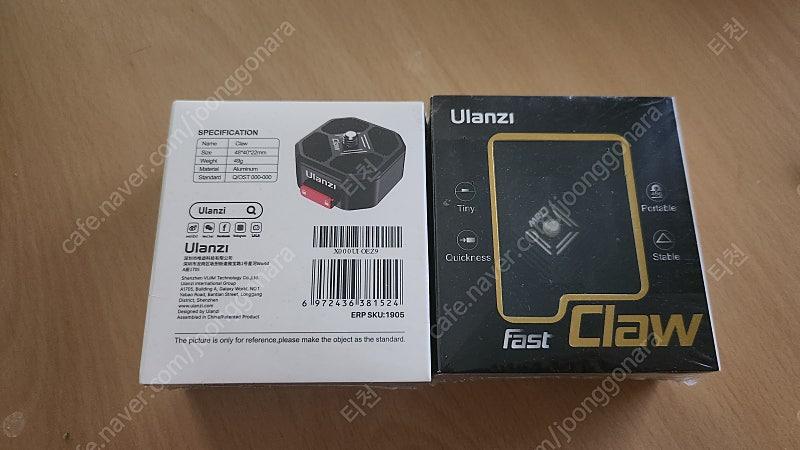 ulanzi 퀵릴리즈 Fast claw 미개봉 판매합니다--0