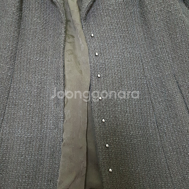 [66]정품 샤넬 자켓 롱코트 트위드 코트 샤넬코트 캐...--5