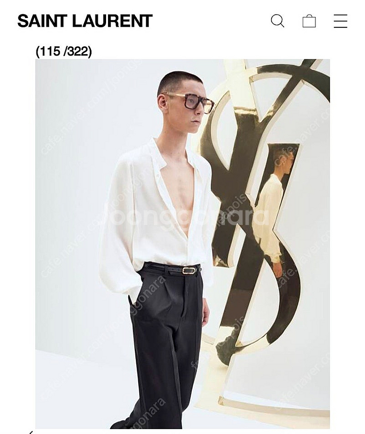 생로랑 선글라스 sl558남녀공용(식스앤어하프)--6