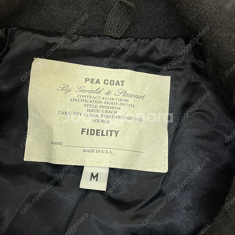 피델리티 우먼 피코트--1