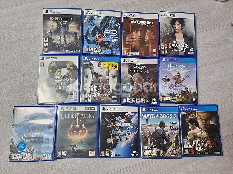 PS4,5 타이틀 몇개 팝니다(엘든링, 페르소나3 등)--0