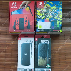 스위치 스플래툰 에디션 1TB + 마리오 애디션 1TB + 파우치