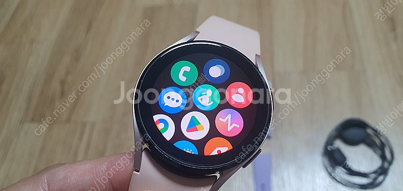 워치4 40mm 핑크골드 블루투스--5