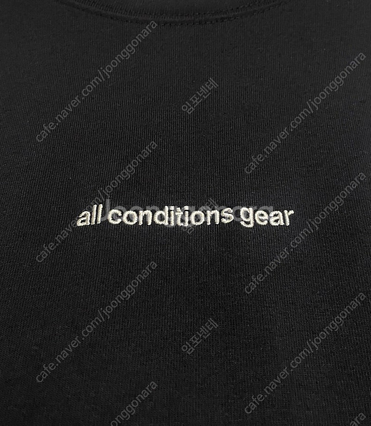 (XL)나이키 ACG 자수 로고 드라이핏 반팔티셔츠 블...--4