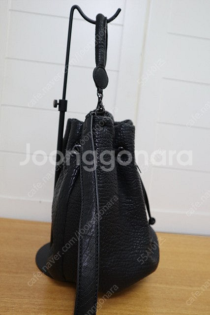 굿상아 가죽 버킷백 복조리 토트/숄더백--1