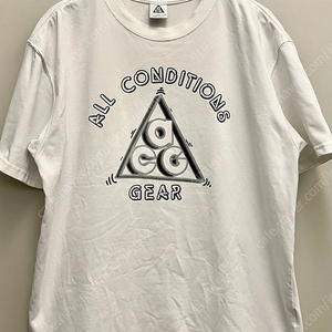 (XL)나이키 ACG 행 루즈 서밋 반팔티셔츠 화이트