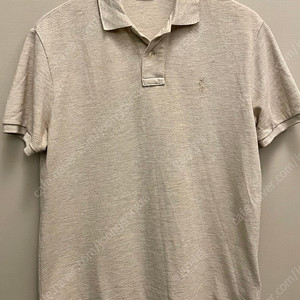 (M/97)POLO 폴로랄프로렌 코튼 PK 반팔 카라티셔츠 베이지