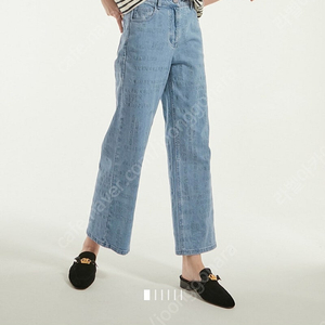 랑방 로고 자수데님 팬츠 한섬