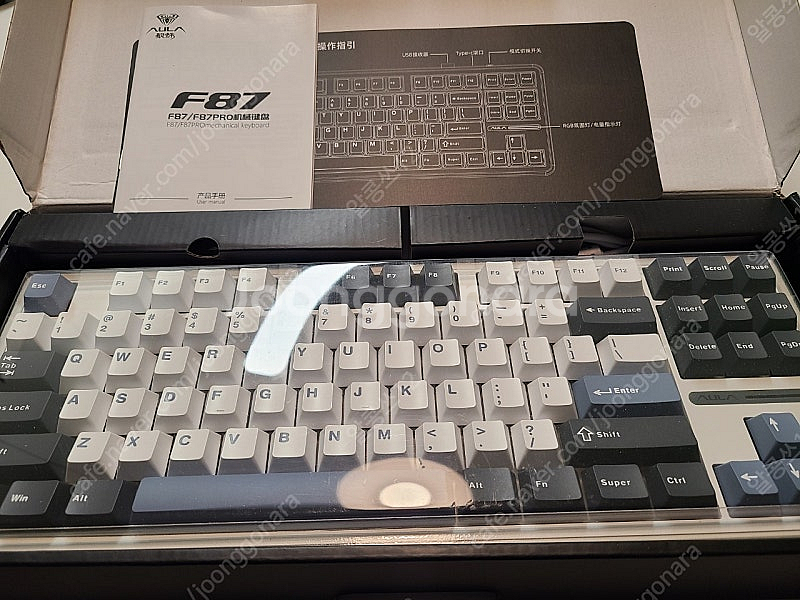 AULA 독거미 F87 PRO 유무선 회목축--0