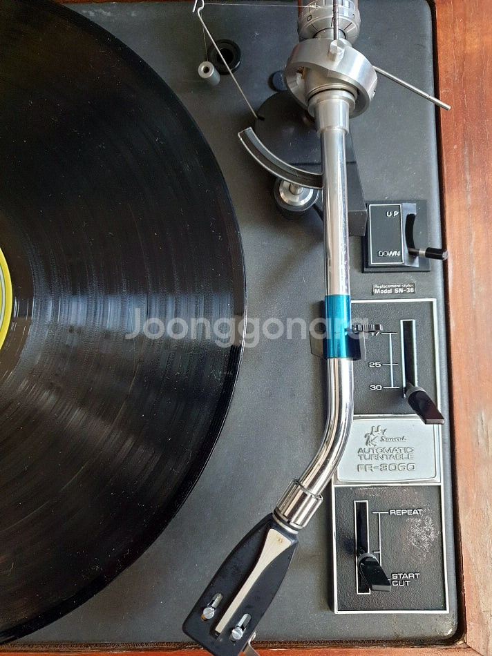일제 빈티지 산수이 오디오 밸트 턴테이블 FR 3060--4