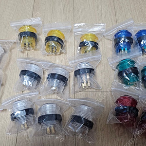 28mm LED 아케이드 버튼