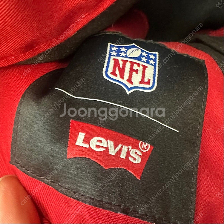 리바이스 NFL 블랙 샌프란시스코자켓 S--3