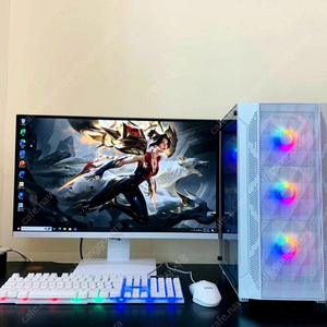 [새제품급] 라이젠5600 RTX3060ti 고성능 게이밍컴퓨터 풀셋 싸게 팝니다